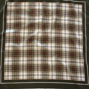 Harrods  Knightsbridge pure silk plaid scarf